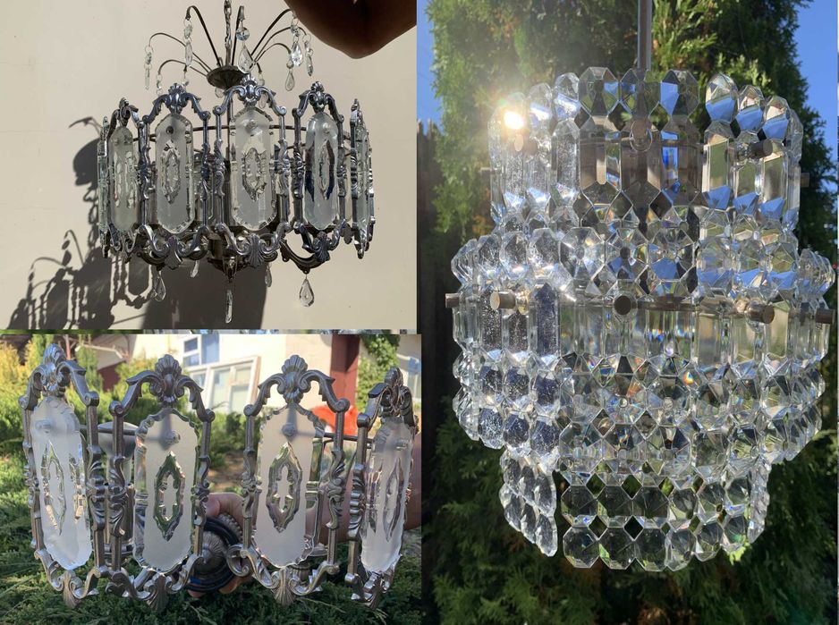 Хрустальная люстра бра