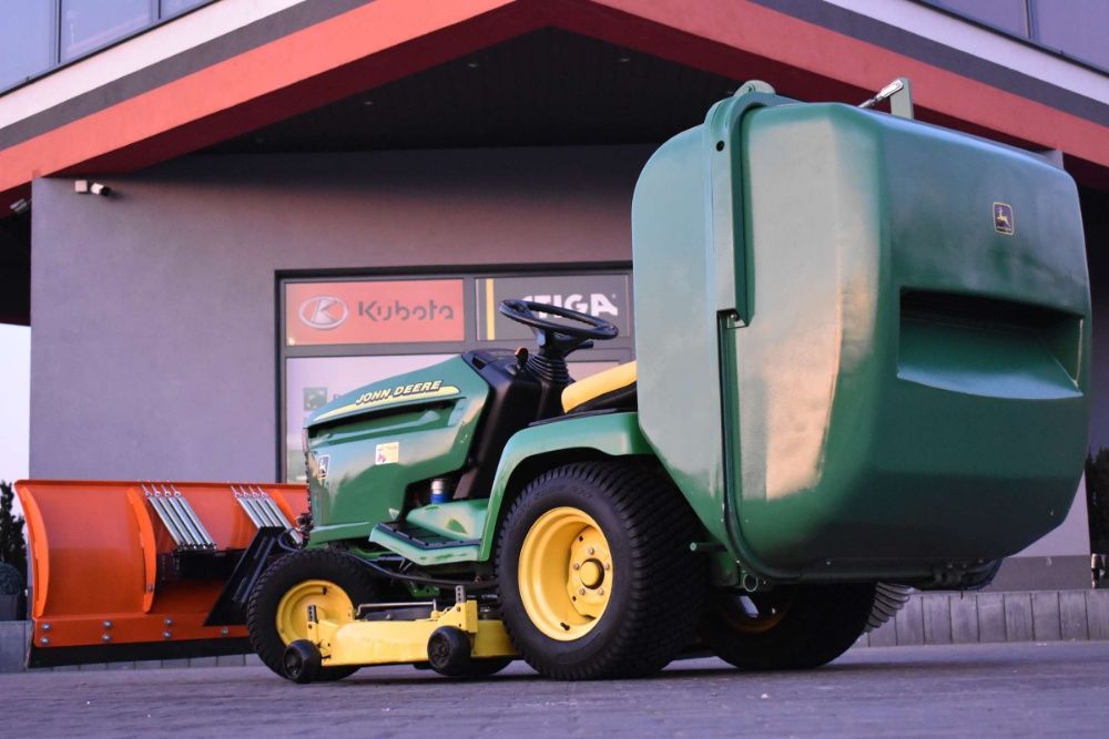 kosiarka traktor ogrodowy diesel John Deere GX 355 , 415 , 455  ,740, 748 Kosz hydrauliczny, wspomaganie