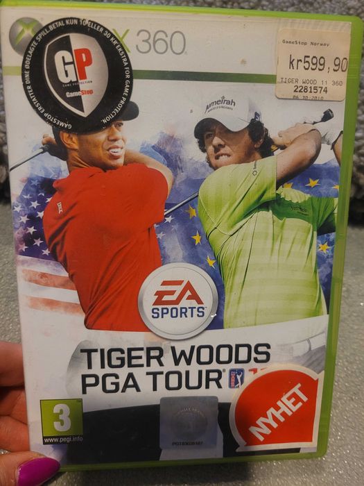 Xbox gra tiger woods pga tour 11