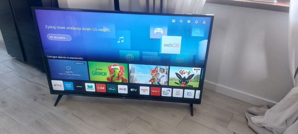 Smart Tv 55 cali LG 4K idealny  telewizor
