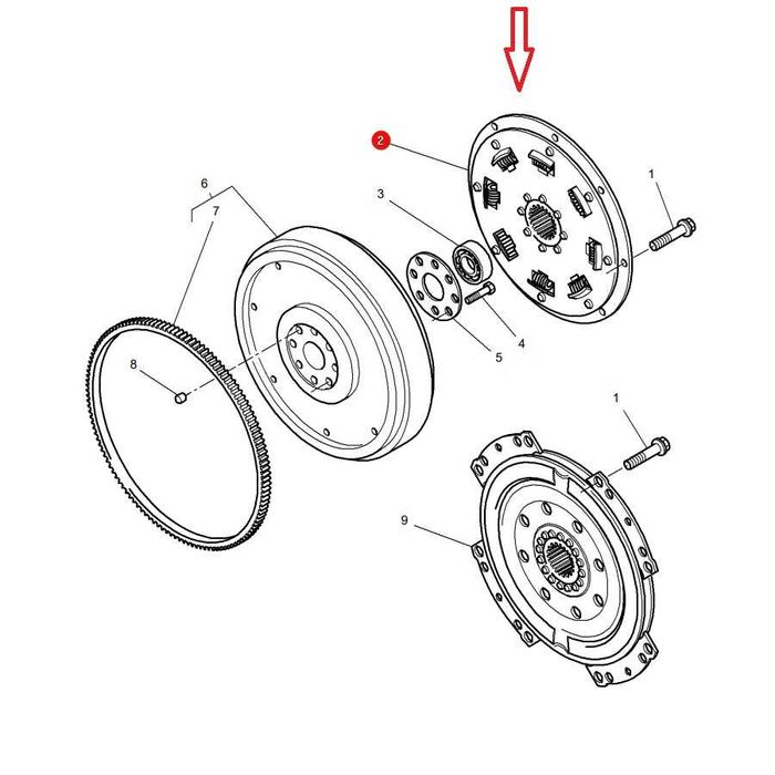 Tłumik Drgań Massey Ferguson