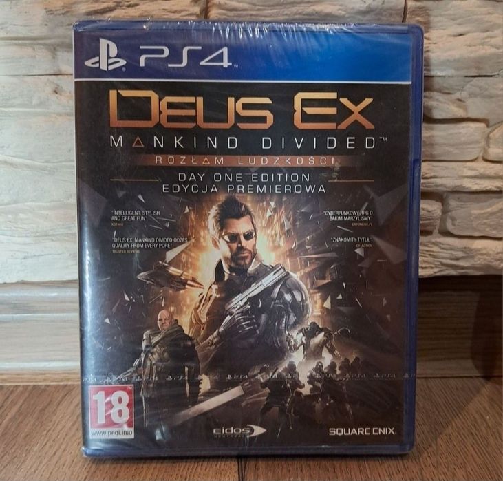 Gra Deus Ex Mankind Divided na PlayStation 4. Nowa