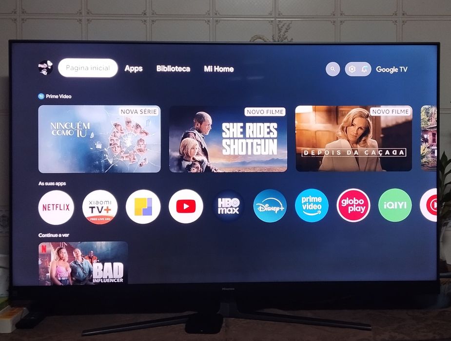 TV Hisense 55" Smart TV 4K ULED