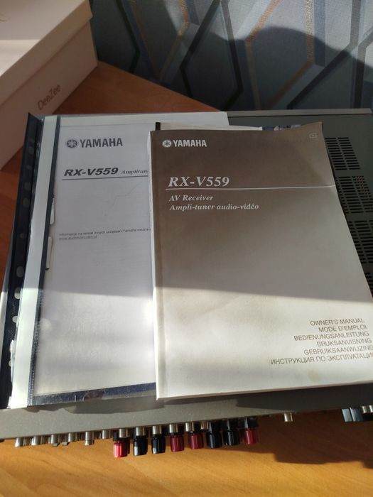 Amplituner Yamaha RX-V559 zestaw