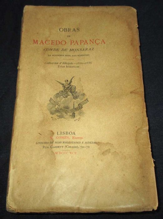 Obras de Macedo Papança Catharina d'Athayde 1895