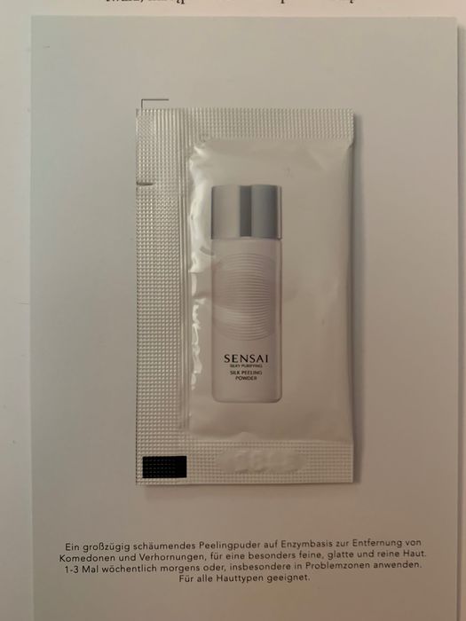 Sensai zestaw krem peeling etc