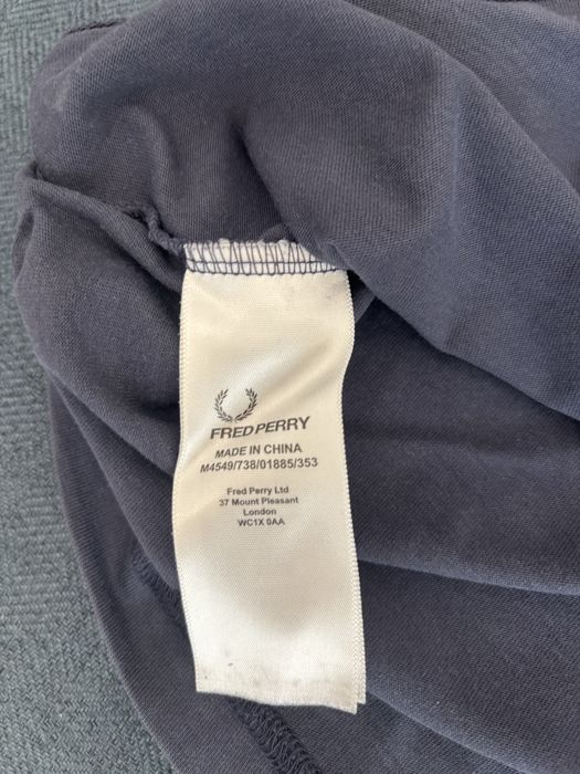 Fred perry лонгслів кофта біг лого