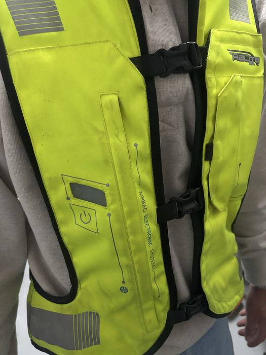 Airbag Mota motoclismo Helite Turtle 2 Hi-Vis Tam L