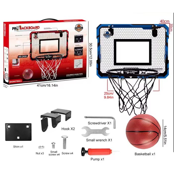 Дитяче баскетбольне кільце з електронним таблом