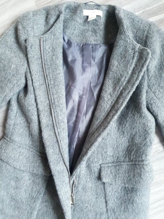 Płaszcz damski szary