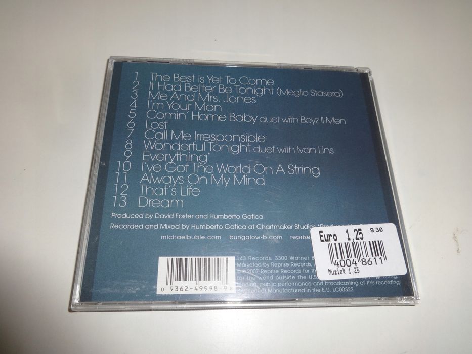Call Me Irresponsible Michael Buble CD *