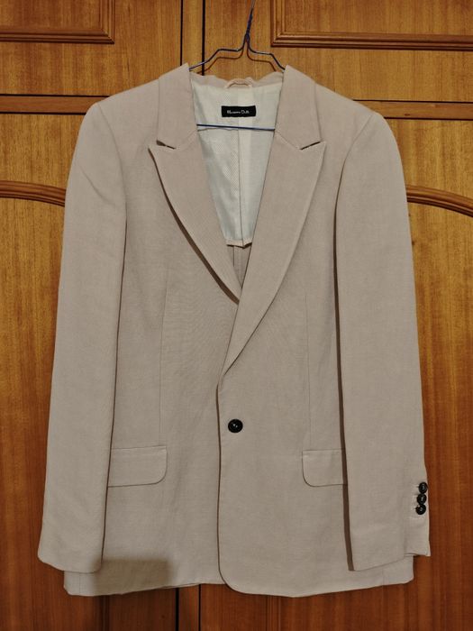 Lote 2 Blazers de Linho Premium (Massimo Dutti + Caroll) – Tam. S (Pouco Uso)