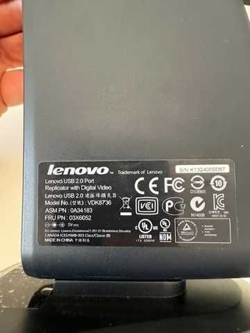 Dock Station Lenovo USB 2.0 Port Replicator