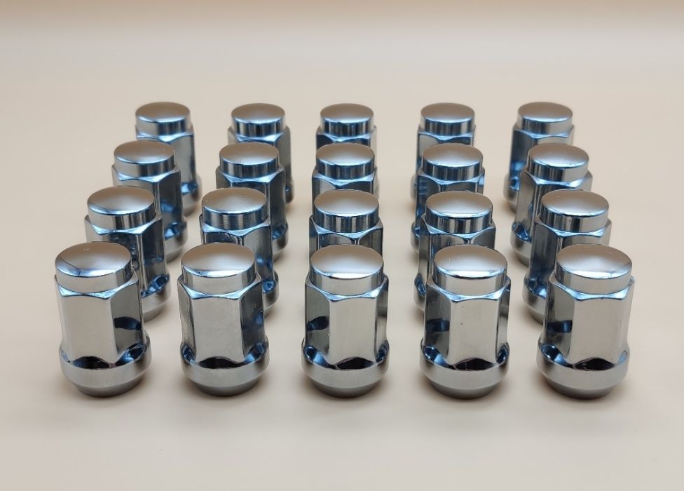 Колесные гайки М12х1,5х33 конус хром для Киа, Мазда, Хонда, Шевроле