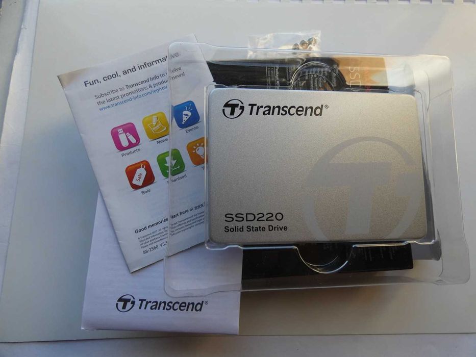 2.5" SSD Drive: Transcend SSD, 480 GB. Read ad64740676551169123