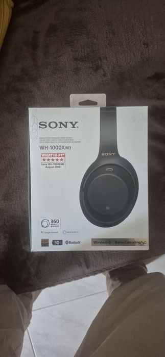 Sony wh-1000xm3 e caixa