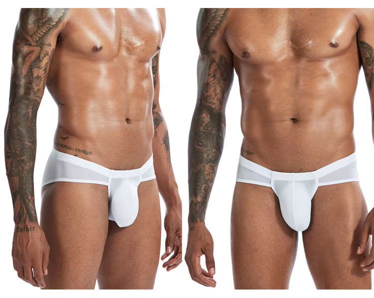 Męskie slipy elastyczne dopasowane, efekt modelowania sylwetki - 3XL