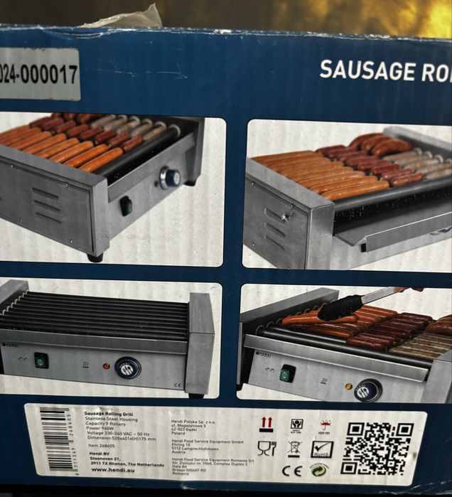 Grill rolkowy i grill kontaktowy