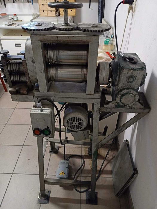 walcarka jubilerska elektryczna 230V mocna cicha bezpieczna