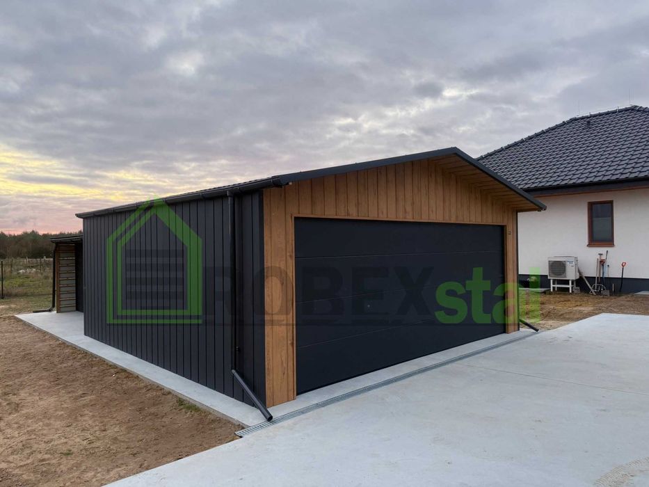 Nowoczesny garaż 6x5,8 do 35m2 PRODUCENT KAŻDY WYMIAR montaż cały kraj