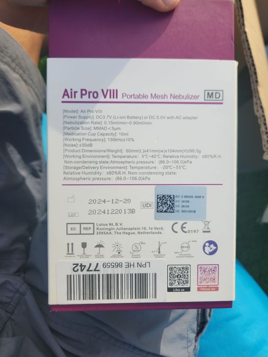Nebulizador portátil