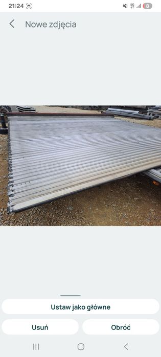 Brama rolowana sze 578 wys 530
