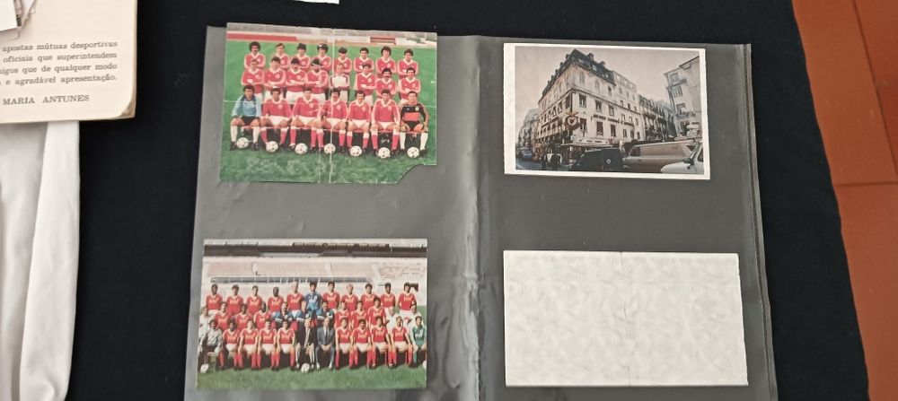 Bilhetes de futebol antigos