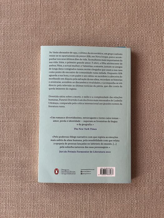 Livro “Funeral Divertido”, Ludmila Ulitskaya