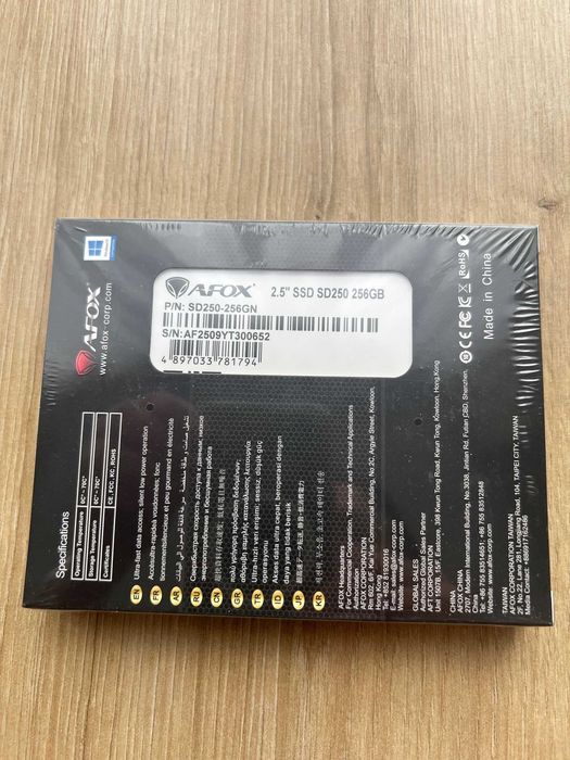 Dysk Afox SSD 2.5" 256 GB Nowy