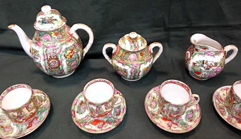 Serviço Café Chinês Rose Medallion