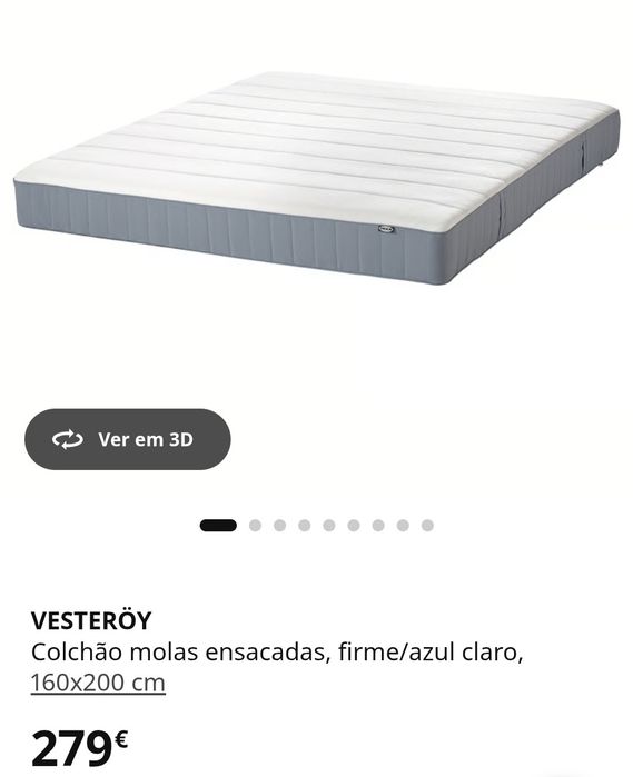 Cama de casal com colchão