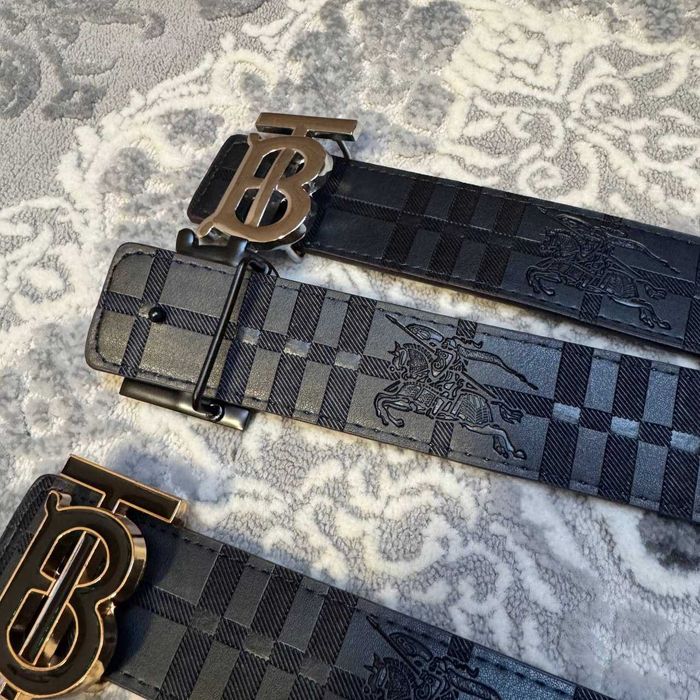 Ремінь Burberry довосторанній, Барбери ремень, барбері ремінь, чоловічий, жіночий
