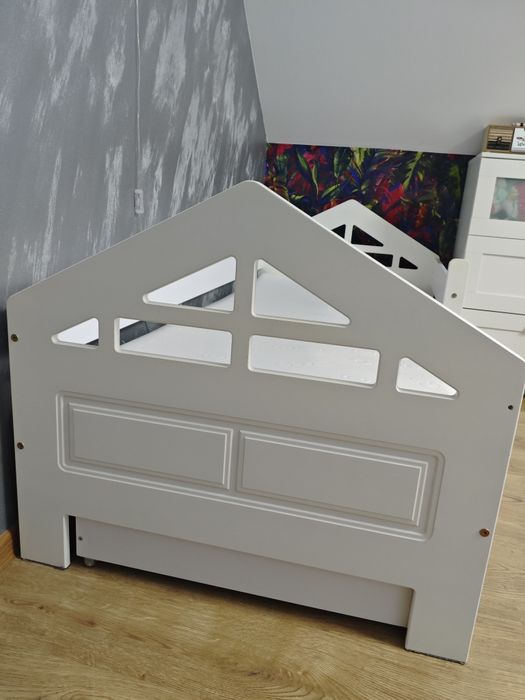 Łóżko dziecięce domek z szufladą 80x180