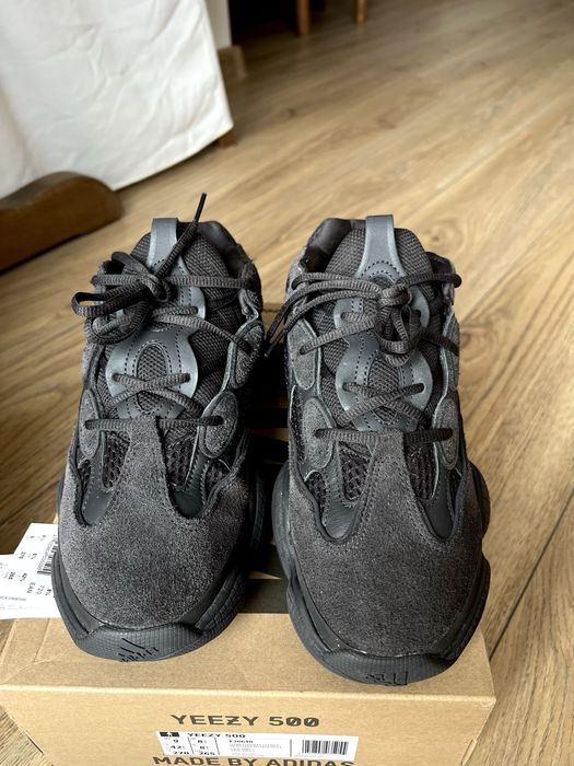 Adidas Yeezy 500 Utility Black czarne sneakersy buty niskie 42 2/3