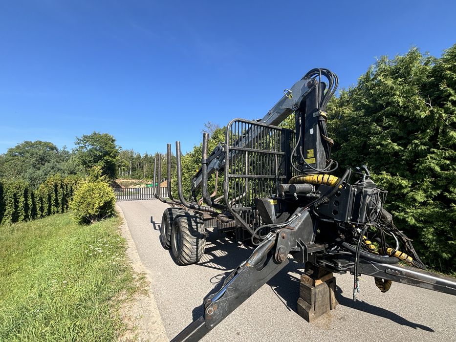 Przyczepa leśna kesla 12 ton