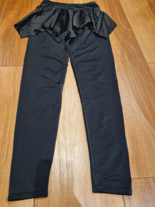 Getry R.152- legginsy - spodnie - z falbankami mini spódniczką leginsy