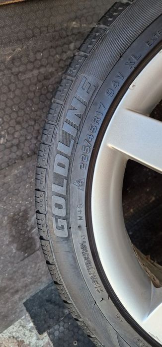 alufelgi+opony 17 5x112 et54 seat leon ii altea toledo iii