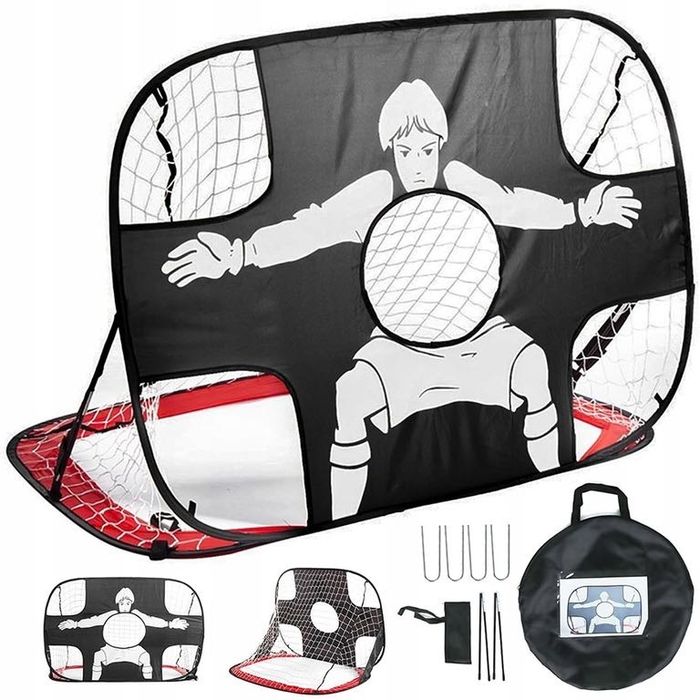 Bramka do piłki nożnej 2w1 ogrodowa składana