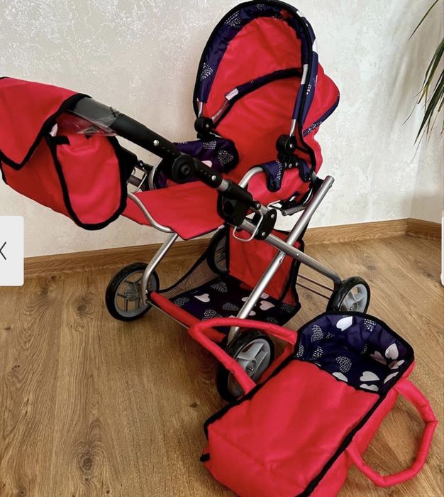 Коляска-трансформер для ляльки Melogo,коляска дитяча,коляска для кукол