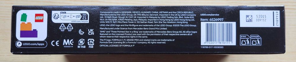 LEGO Speed Champions Bolid F1® Mercedes-AMG W15, 77244 -NOWE NAJTANIEJ