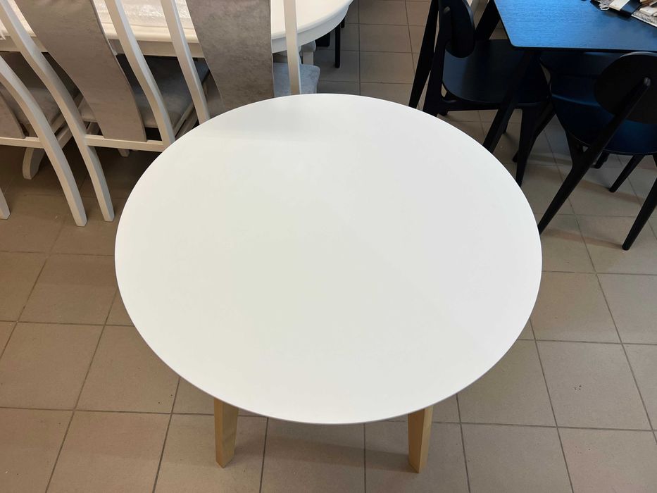 Стіл Марс Д90 кухонний круглий суцільний для дому на кухню для кухні