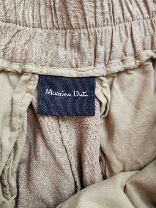 Лляні шорти Massimo Dutti