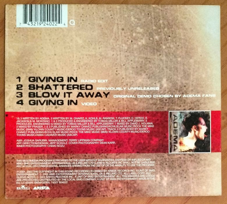 Adema - Giving In Single