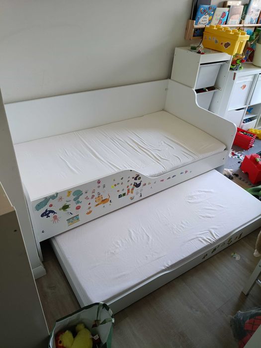 Łóżko dziecięce rozkladane