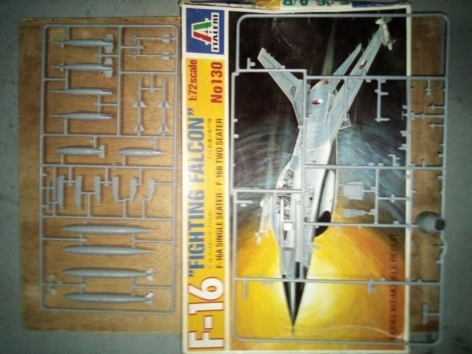 KIT só peças FIAT G.91R Airfix e F-16 Italeri