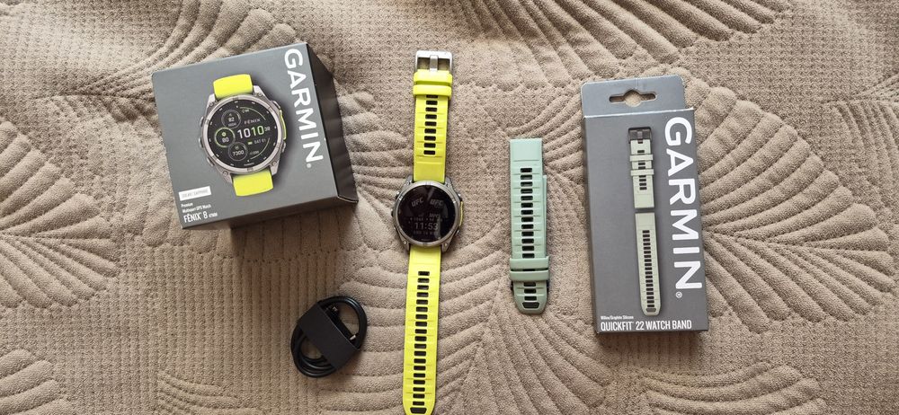 Garmin 8 solar sapphire  47mm