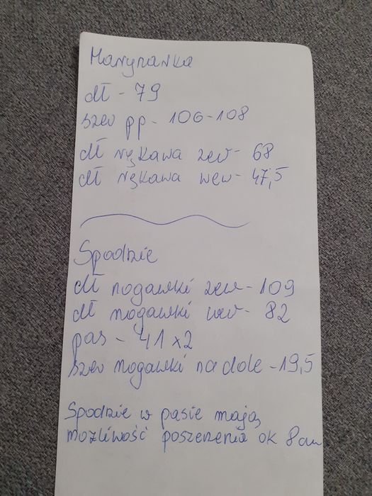 Czarny garnitur męski H&M