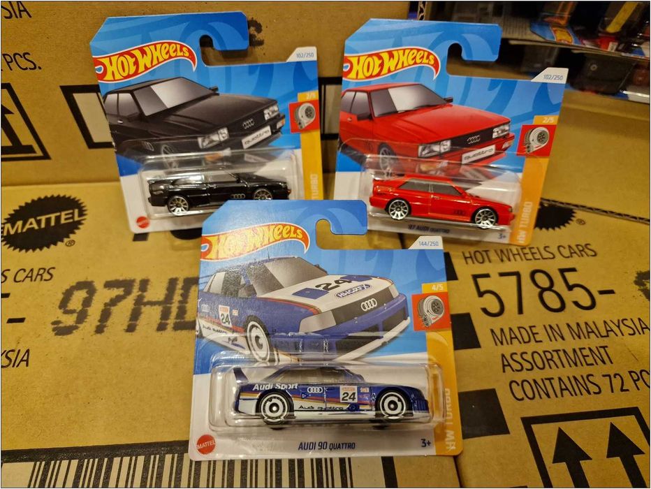 Hot Wheels - Audi Quattro - 3 sztuki !
