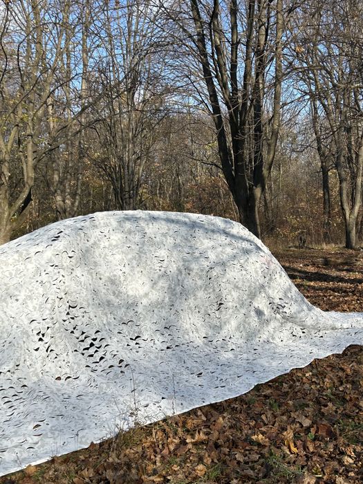 Маскувальна сітка біла зимова комуфляж розмір 6х5