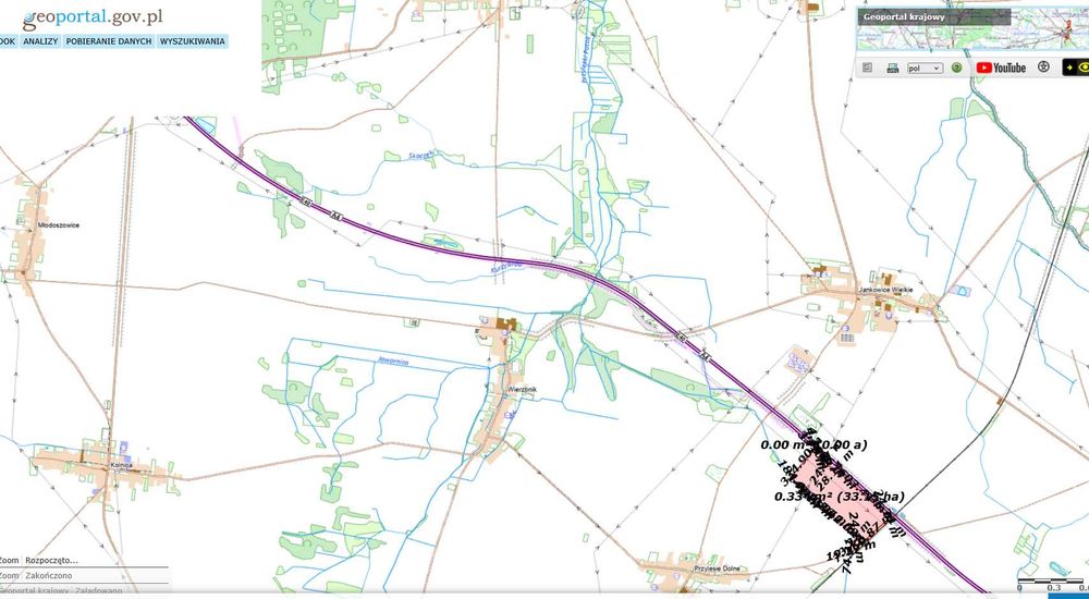 Działka rolna w Przylesiu Dolnym bezpośrednio przy autostradzie A4 -33,6 ha - Widok 3
